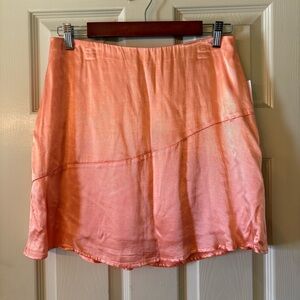 Coral A-Line Skirt